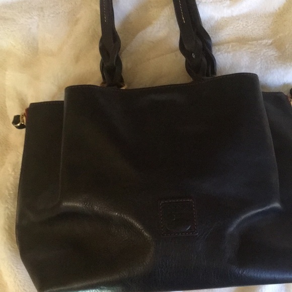 Black leather tote large - Picture 3 of 15